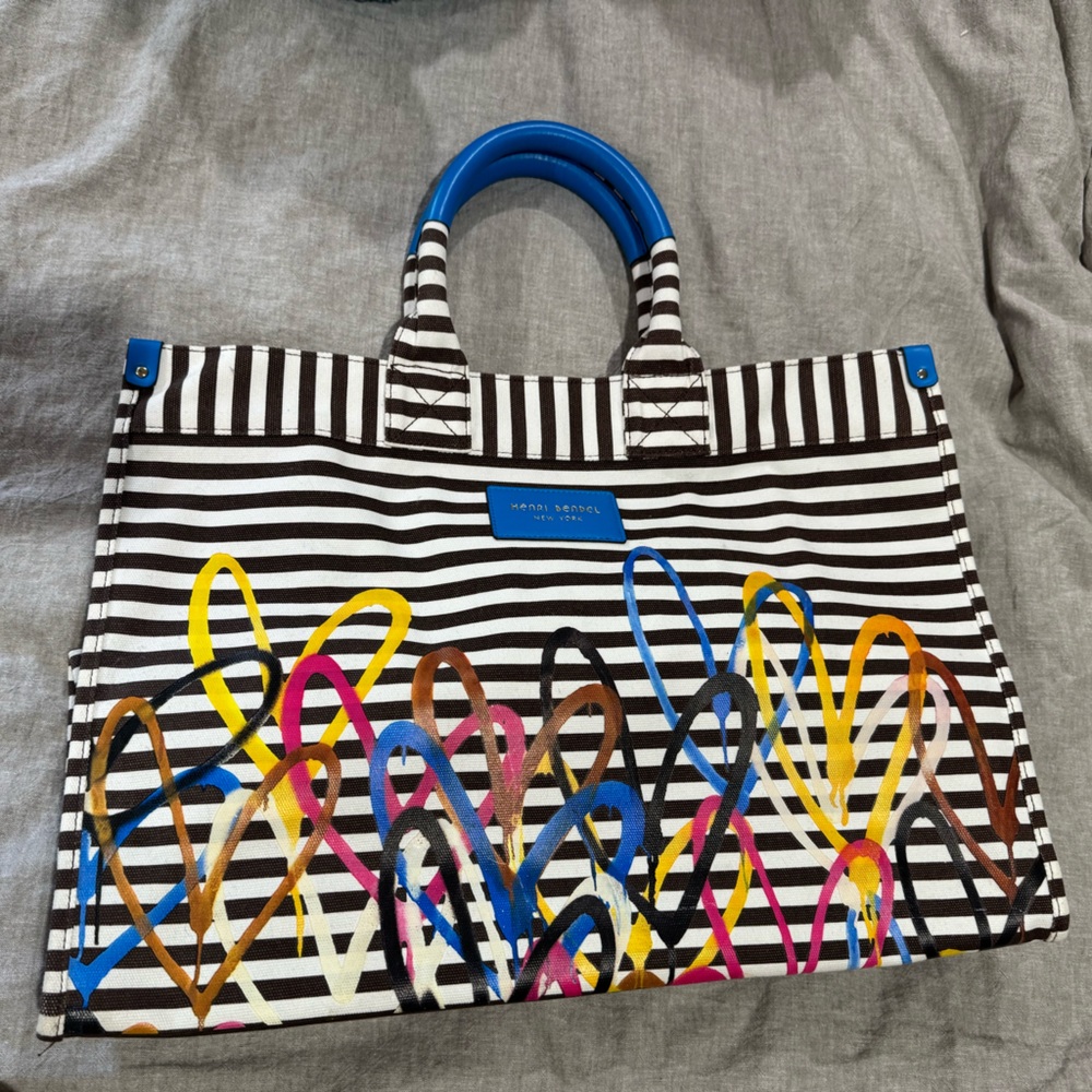 RARE HENRI BENDEL JAMES GOLDCROWN TOTE, NEW WITH TAG